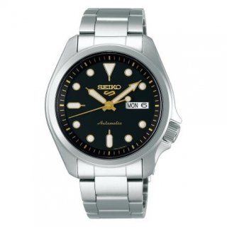 Seiko - Orologio 5 Sports Automatico - Acciaio - Quadrante Nero