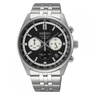 Seiko - Ssb429P1 Cronografo - Acciaio Inossidabile - Quadrante Nero