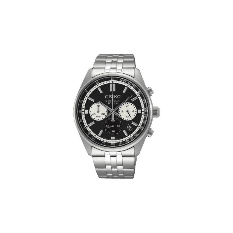 Seiko - Ssb429P1 Cronografo - Acciaio Inossidabile - Quadrante Nero