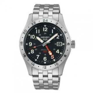 Seiko - Orologio 5 Sports Gmt - Automatico - Acciaio Inossidabile