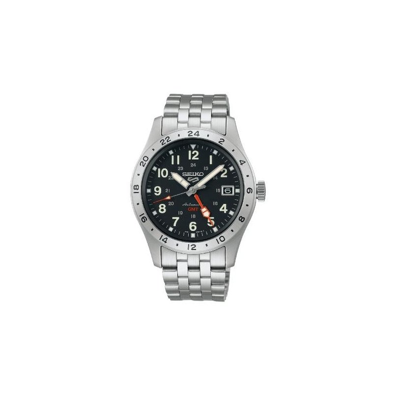 Seiko - Orologio 5 Sports Gmt - Automatico - Acciaio Inossidabile