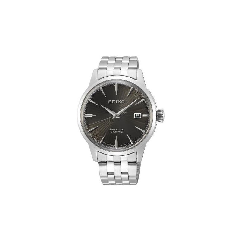 Seiko - Presage Cocktail Automatico - Acciaio - Quadrante Scuro