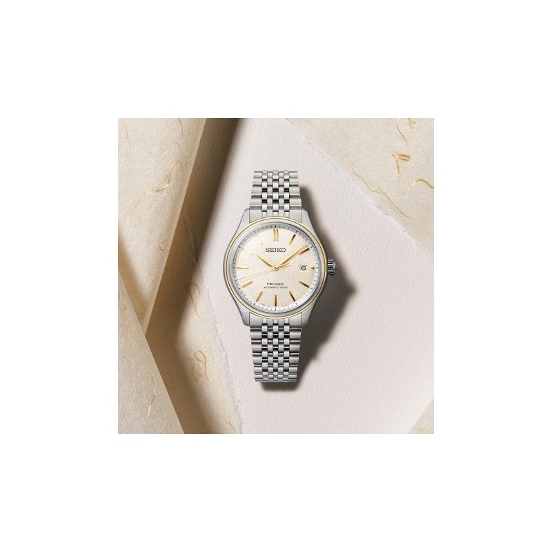 Seiko - Presage Classic Automatico - Acciaio - Quadrante Bianco