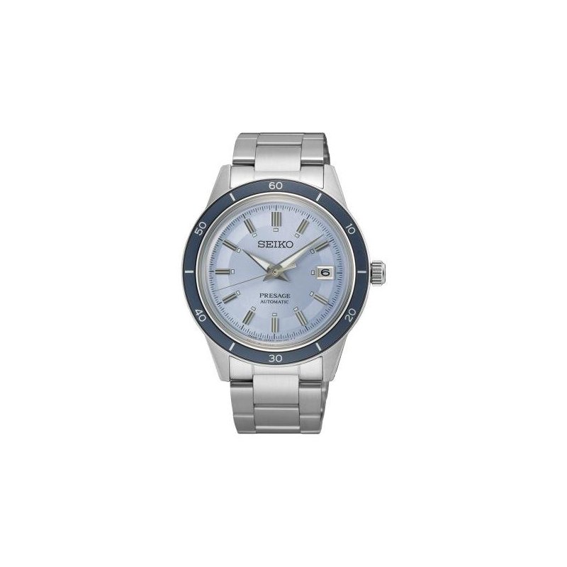 Seiko - Presage Style 60'S Automatico - Acciaio - Quadrante Azzurro