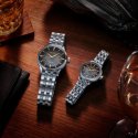 Seiko - Presage Cocktail Automatico - Acciaio - Quadrante Nero/Grigio