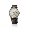 Seiko - Presage Cocktail Gmt - Quadrante Champagne - Pelle Marrone