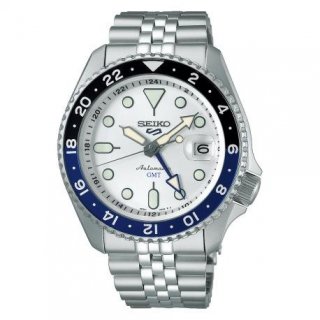 Seiko - Orologio 5 Sports Gmt - Automatico - Acciaio Inossidabile