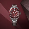 Seiko - Prospex Automatico Diver - Acciaio - Quadrante Rosso