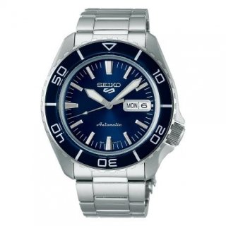 Seiko - Orologio 5 Sports Automatico - Acciaio - Blu Scuro