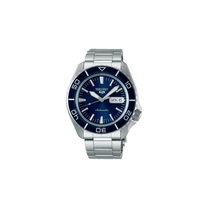Seiko - Orologio 5 Sports Automatico - Acciaio - Blu Scuro