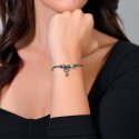 Luca Barra - Bracciale Donna Acciaio - Chiave - Cristalli Bianchi
