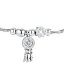 Luca Barra - Bracciale Donna Acchiappasogni - Acciaio - Cristalli
