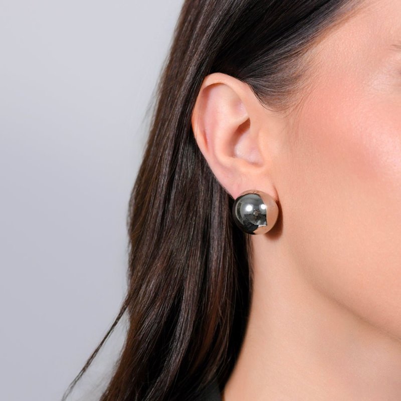 Luca Barra - Orecchini Donna Goccia 20Mm - Acciaio - Eleganza