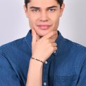 Luca Barra - Bracciale Uomo Acciaio - Ip Nero - Ip Rose