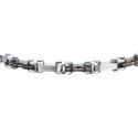 Luca Barra - Bracciale Uomo Acciaio - Ip Nero - Ip Rose