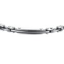 Luca Barra - Bracciale Uomo Acciaio - Piastra - Elementi Ip Nero