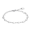 Luca Barra - Bracciale Donna - Acciaio - Cuori Pendenti