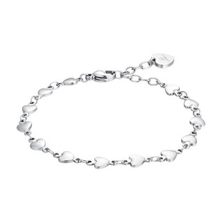 Luca Barra - Bracciale Donna - Acciaio - Cuori Pendenti