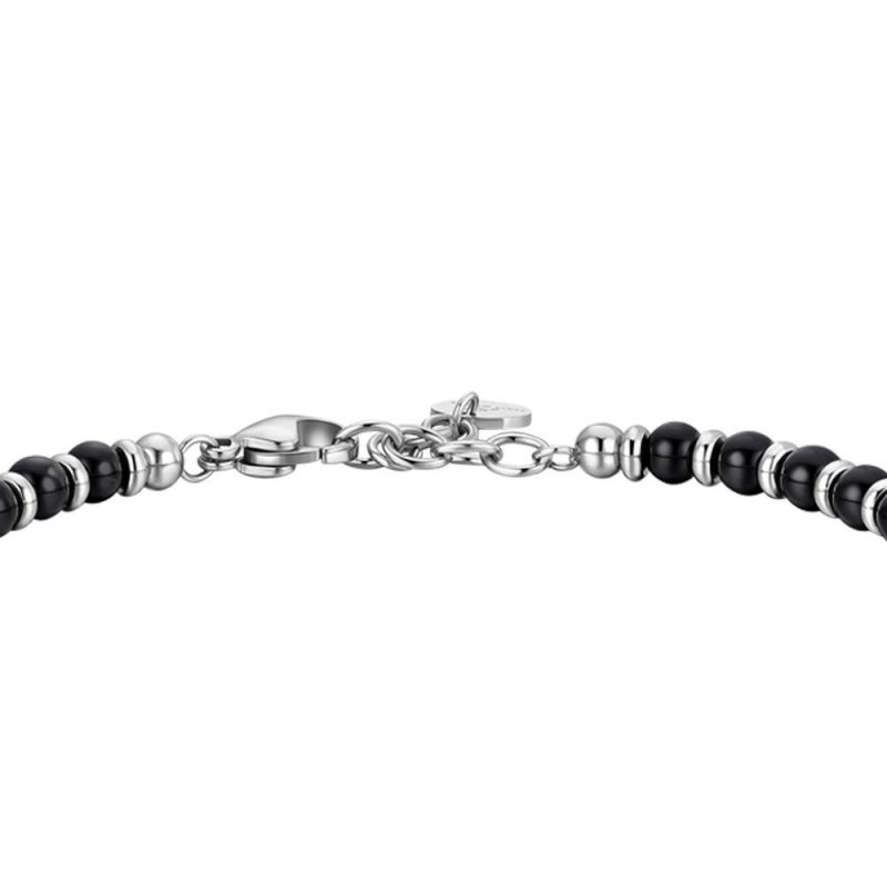Luca Barra - Bracciale Uomo - Acciaio - Effetto Vintage