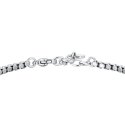 Luca Barra - Bracciale Uomo Acciaio - Rosa Dei Venti - Ip Blu