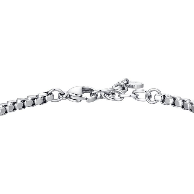 Luca Barra - Bracciale Uomo Acciaio - Ancora - Elementi Marini