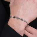 Luca Barra - Bracciale Uomo - Acciaio Ip Nero - Ancora