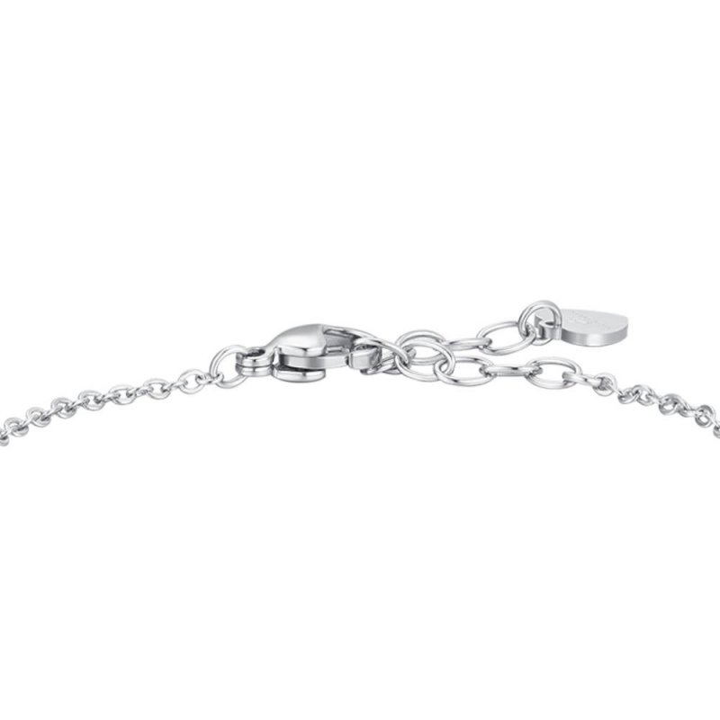 Luca Barra - Bracciale Luna - Acciaio - Zircone Bianco - Donna