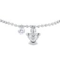 Luca Barra - Bracciale Donna - Acciaio - Angelo E Zircone Bianco