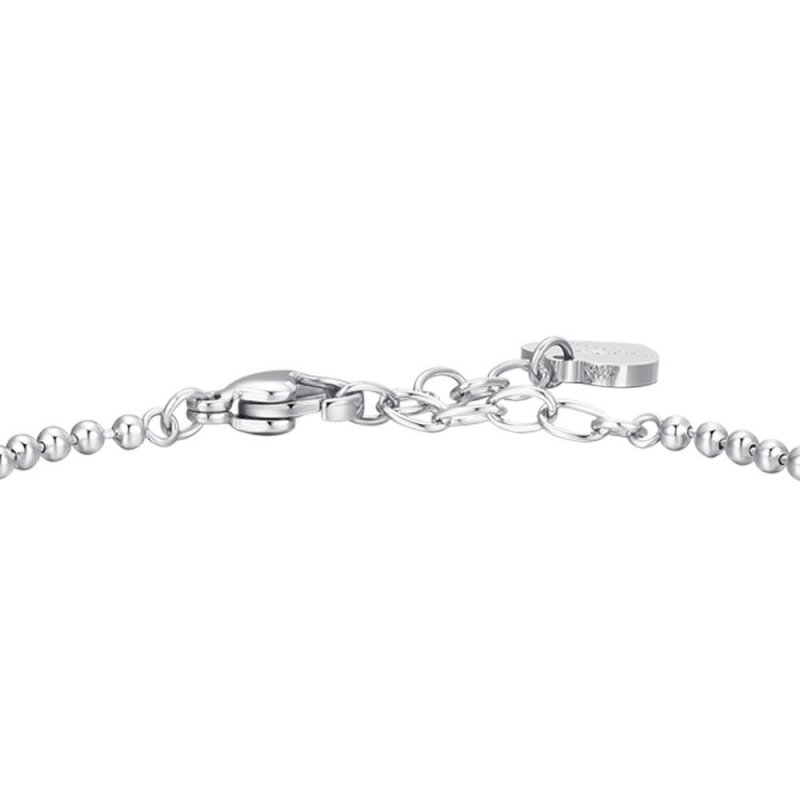 Luca Barra - Bracciale Donna - Acciaio - Angelo E Zircone Bianco