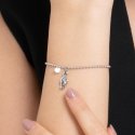 Luca Barra - Bracciale Donna - Acciaio - Nota Musicale - Zircone Bianco