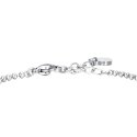 Luca Barra - Bracciale Donna - Acciaio - Nota Musicale - Zircone Bianco