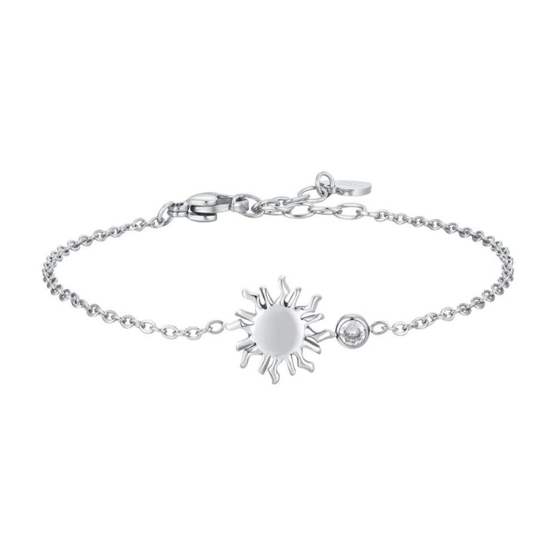Luca Barra - Bracciale Donna - Acciaio - Cristallo Bianco