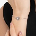 Luca Barra - Bracciale Donna - Acciaio - Cristallo Bianco