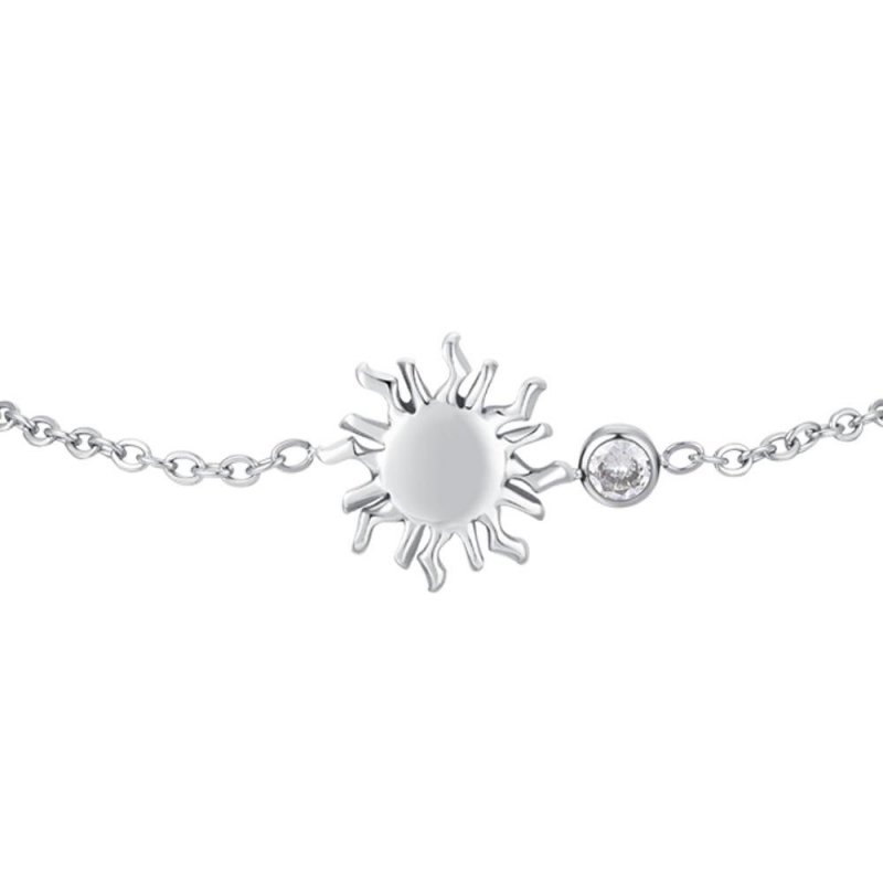 Luca Barra - Bracciale Donna - Acciaio - Cristallo Bianco