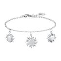 Luca Barra - Bracciale Donna In Acciaio - Sole - Eleganza