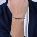 Luca Barra - Bracciale Uomo - Acciaio - Malachite Verde