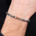Luca Barra - Bracciale Uomo Acciaio - Elemento Ip Rose