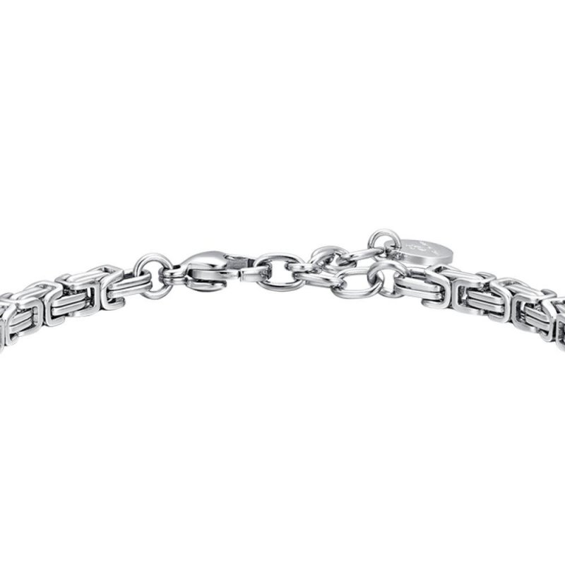 Luca Barra - Bracciale Uomo Acciaio - Elemento Ip Rose