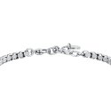 Luca Barra - Bracciale Uomo Acciaio - Ceramica Nera - Dettagli Gold