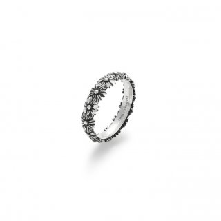 Giovanni Raspini - Anello Fascia Margherite Shine - Argento 925 - Handmade