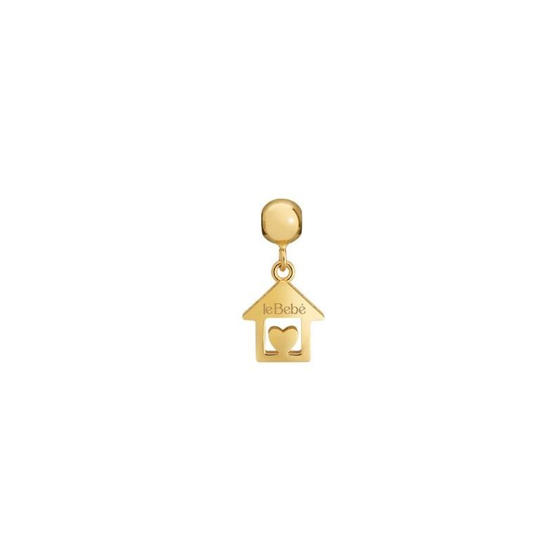 Le Bebé - Charm I Tesorini Pop - Oro Giallo 18Kt - Sagoma Casa