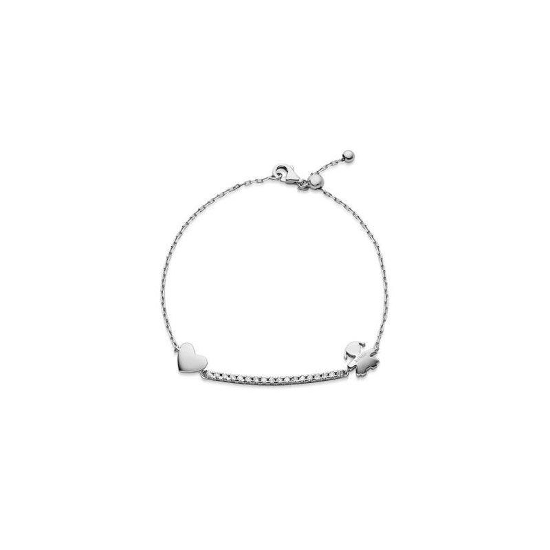 Le Bebé - Bracciale Tennis Bimba - Oro Bianco - Diamanti