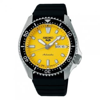 Seiko - 5 Sports Automatico - Acciaio Inossidabile - Quadrante Giallo