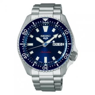 Seiko - Orologio 5 Sports Automatico - Acciaio - Quadrante Blu