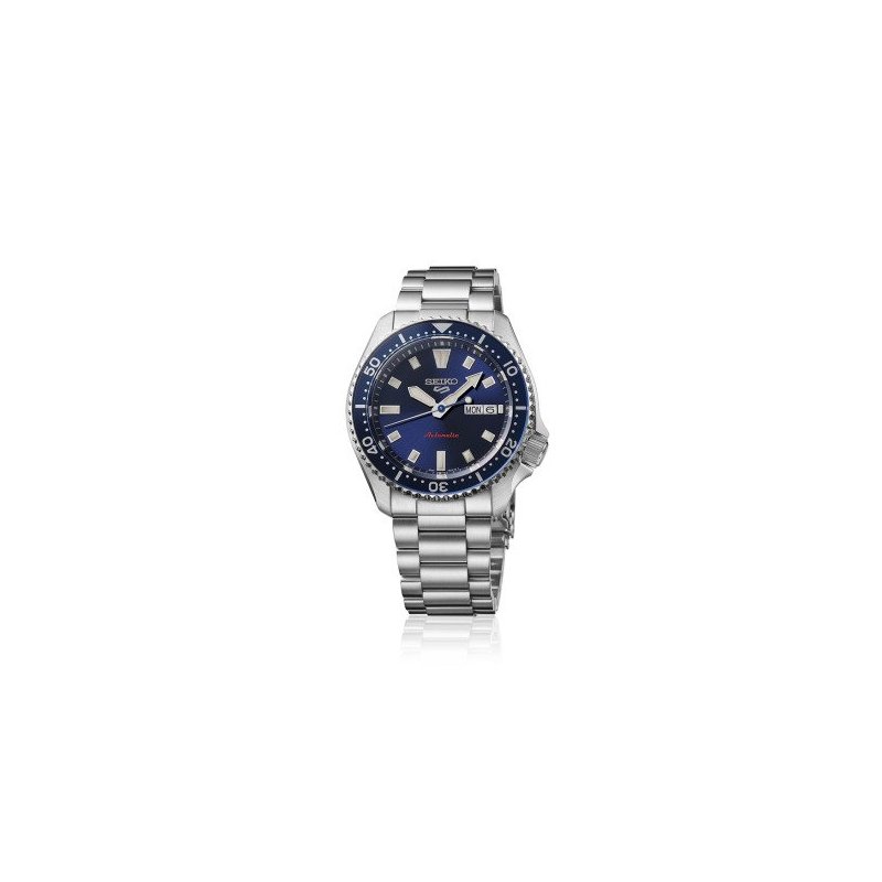 Seiko - Orologio 5 Sports Automatico - Acciaio - Quadrante Blu