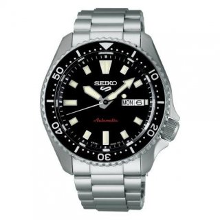 Seiko - 5 Sports Automatico - Acciaio Inossidabile - Quadrante Nero