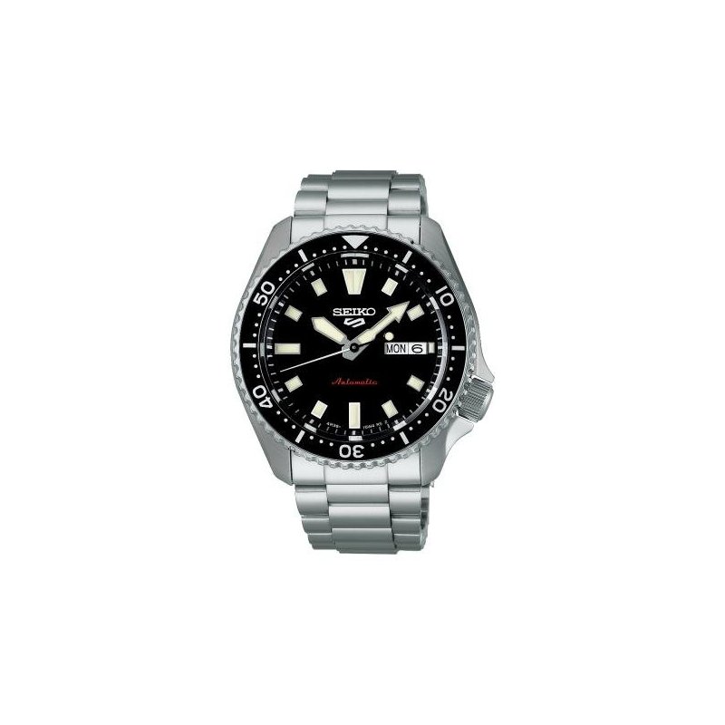 Seiko - 5 Sports Automatico - Acciaio Inossidabile - Quadrante Nero