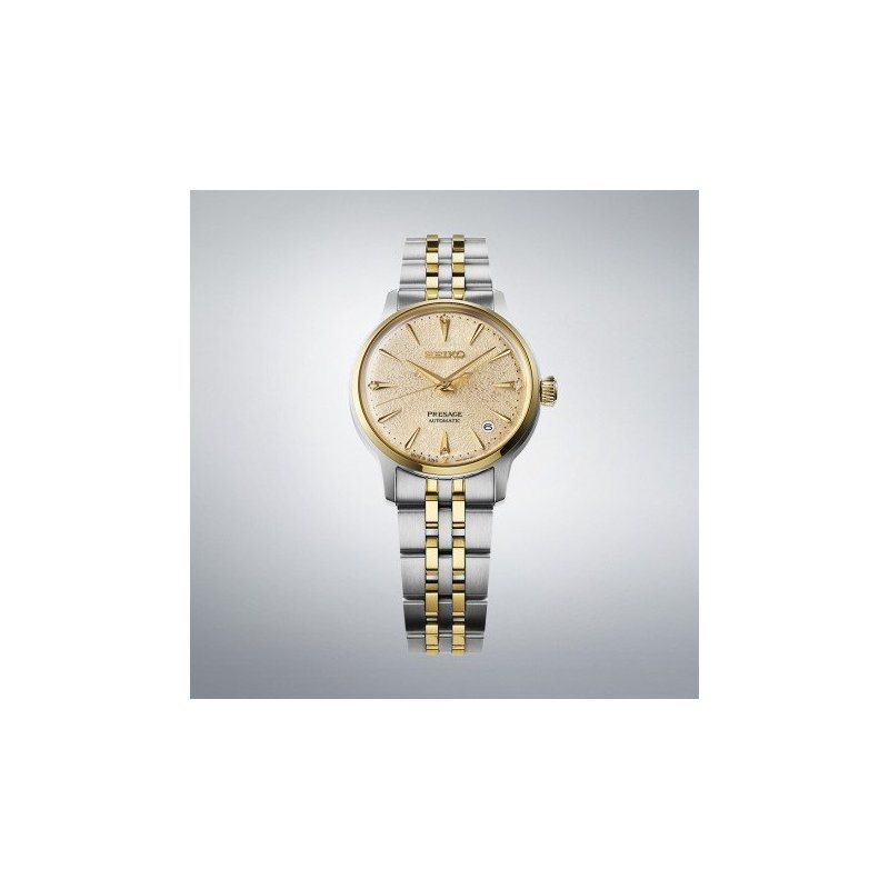 Seiko - Presage Cocktail Donna - Automatico - Quadrante Oro