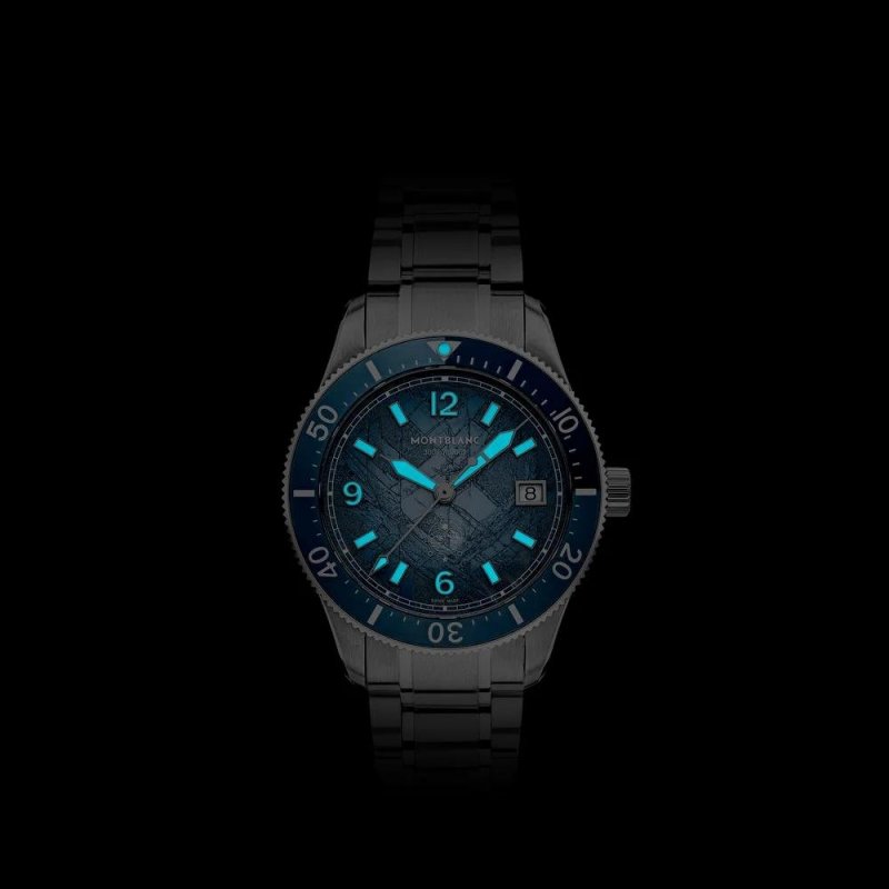 Montblanc - Iced Sea 0 Oxygen - Automatico - Acciaio - Blu