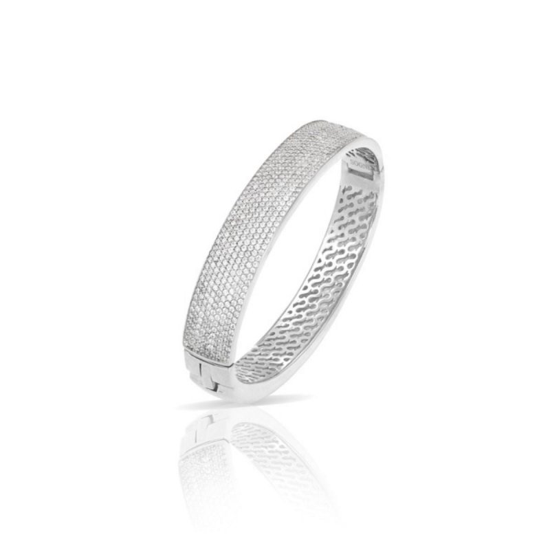 Sogni - Bracciale Rigido - Argento 925 - Zirconi Bianchi